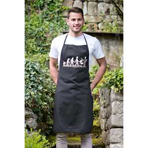 Delantal de Cocina Evolution Grill, 100% Algodón y PU, para Cafetería, Servicio de Alimentos, Barbacoa, Delantal de Cintura para Limpieza en Restaurantes - Product Image 2