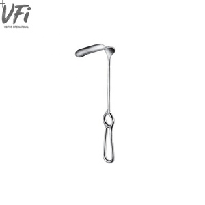 Retractores Mandibulares Obwegeser Curvos hacia Abajo, Instrumentos Quirúrgicos Manuales Ligeros - Product Image 1
