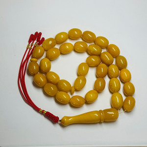 ลูกประคำอำพันบัตเตอร์สกอตช์สำหรับชาวมุสลิม อำพันแท้ มิสบาฮ์ - Product Image 3