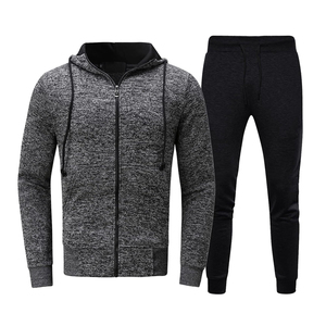 Conjuntos Deportivos Casuales de Invierno para Hombre, Sudadera con Capucha y Cremallera Completa, Ropa Deportiva Personalizable de Spandex/Poliéster de Secado Rápido, Pakistán - Product Image 6