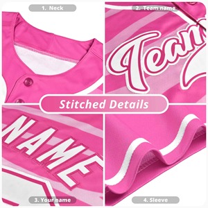 Custom BaseballJersey Full Sublimation Uniforms Printed Name Number Breathable College Team Clothes For <b>Men</b>/Kids - Product Image 2