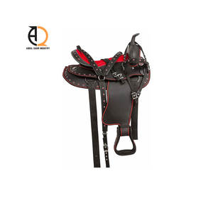 Ensemble de selle de course western en cuir véritable, équipement équestre pour sports de plein air, vente en gros, type anglais - Product Image 1