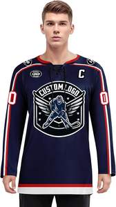 Professional Ice <b>Hockey</b> Team Jerseys Factory Direct Supply Breathable Durable Comfortable Sublimated Uniforms for Youth Adults - Product Image 4