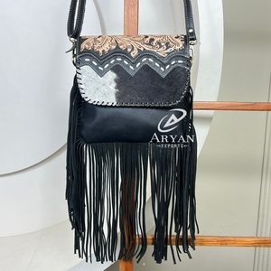 Wholesale New Arrival Hand Tooled Cowhide Leather Handbag OEM 2025 NEW Design Lady Fashion Shoulder <b>Crossbody</b> <b>Bag</b> <b>for</b> Women's - Product Image 1