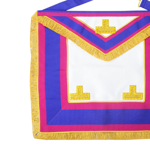 El precio más barato Mejor material Masonic Regalia Delantal de cuero Marca personalizada Provincial Vestido completo Delantal - Product Image 2