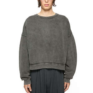 Conjunto de Shorts de 2 Piezas para Mujer, Nueva Tendencia, 100% Algodón, Felpa Francesa, Lavado Ácido, Manga Corta, Secado Rápido - Product Image 1