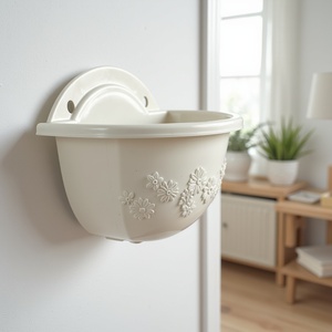 Accessoire de décoration économique pour la maison Pot de fleurs mural demi-rond bien conçu pour l'anniversaire - Product Image 1