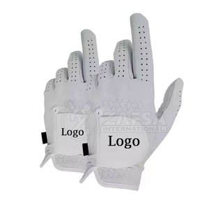 Vente en gros Gants de golf en cuir Logo personnalisé OEM Gants de golf souples en couleur pour hommes gaucher en cuir - Product Image 1