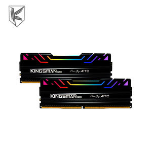 [KINGSMAN <b>GAMING</b>] Black RGB Desktop Ram Ddr4 3600MHz 16GBX2 Dual Kit for <b>Gaming</b> Mod Buildings - Product Image 1