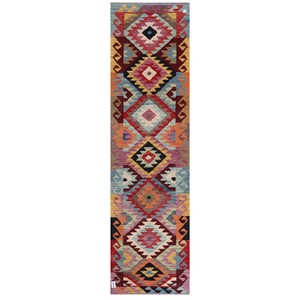 Maimana Afghanistan <b>Kilim</b> <b>Runner</b> Rug 290 X 80 cm - Product Image 1