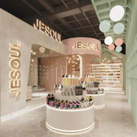 Présentoir LED pour parfums, équipement de salon de beauté, comptoir de caisse, mobilier de bar doré, vitrines cosmétiques