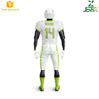 Uniforme de Fútbol Americano Sublimado Transpirable Personalizado Más Vendido, Logotipo Personalizado para Unisex, 100% Poliéster OEM
