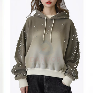 Sudaderas con Capucha para Mujer al por Mayor, Transpirables, Antiarrugas, Servicio OEM, Impresión de Logotipo Personalizado - Product Image 5