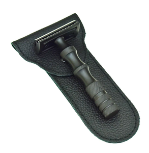 Rasoir de sécurité réglable à double bord noir classique professionnel robuste sur mesure ANAAIF meilleure vente rasoir pour hommes - Product Image 1