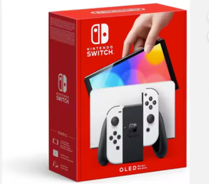 Nouveau stock Nin-tendoSwitch OLEDModel Console 16 Go Blanc & Rouge avec Wi-Fi, Mode portable, Station d'accueil TV, Joy-Con - Product Image 1