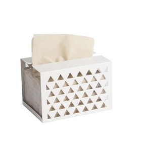 ที่ใส่ทิชชู่เหล็กสไตล์โบราณมีลวดลายทำมือไม่ซ้ำใครสำหรับตกแต่งและใช้งานได้จริง - Product Image 1