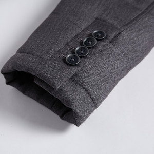 Veste d'hiver poids lourd pour hommes High Street multi-poches lâche fermeture éclair veste en toile décontractée blouson aviateur chaud pour hommes - Product Image 4