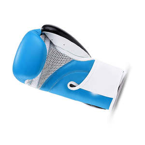 Gants de boxe professionnels en cuir de vachette avec logo personnalisé OEM Gants de haute qualité en PU 8oz disponibles dans les tailles - Product Image 3