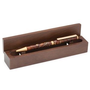 Ensemble de stylos en bambou faits à la main avec assistant écologique de luxe de haute qualité Logo gravé personnalisable avec boîte en bois - Product Image 6