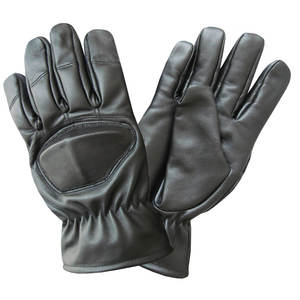 Gants tactiques de protection Équipement d'extérieur noir en cuir de vachette Gants tactiques résistants aux coupures pour écran tactile antidérapant - Product Image 1
