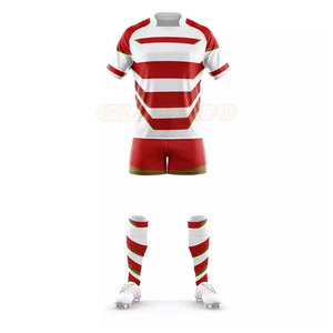 Uniformes de Rugby Más Vendidos con MOQ Bajo - Duraderos, 100% Poliéster, Colores y Tallas Personalizadas, Unisex para Adultos, Secado Rápido, Transpirables, Privados - Product Image 2