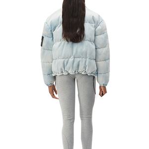 Veste matelassée personnalisée OEM, veste d'hiver chaude matelassée pour hommes et femmes, veste légère isolée pour l'extérieur, vêtements de rue, vente en gros DDP - Product Image 2