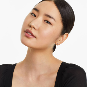 Boucles d'oreilles élégantes en argent 925 avec diamants en moissanite, coupe ronde intemporelle, bijoux étincelants, cadeau pour elle - Product Image 5