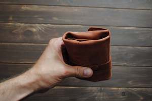 Toptan yeni Vintage kahverengi deri seyahat izle rulo hakiki dört cep düzenleyici ile zarif tasarım izle kutusu kapağı - Product Image 3