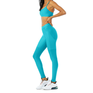Vente en gros de pantalons de fitness slim pour femmes, meilleure qualité, taille personnalisable pour l'entraînement de yoga, fitness - Product Image 4