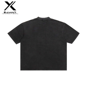 Unisex Acid <b>Washed</b> T-Shirts 220 GSM Cotton Quick Dry Hip Hop Printed Oversized Boxy Fit Cropped <b>for</b> <b>Men</b> and Women Wholesale - Product Image 2