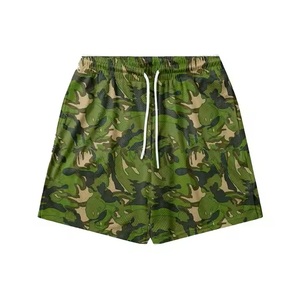 Short en maille de sublimation imprimé camouflage rétro de haute qualité 100% polyester pour hommes Logo personnalisé Sublimation Short en maille personnalisé décontracté - Product Image 6