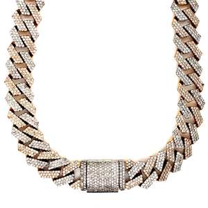 Miami Cuban Infinity Link Gold Chain 10K 14K Hip Hop Collar con diamantes VVS Trendy Iced Jewelry - Product Image 1