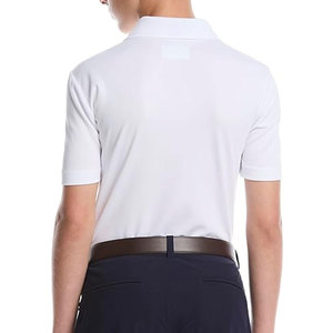 Polo d'été respirant uni personnalisable avec logo, pour le golf, grandes tailles, 100 % coton, style hip-hop, couleur unie, pour jeunes - Product Image 3