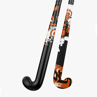 Nouvelle Crosse de Hockey sur Gazon Multifonctionnelle avec Ruban de Poignée en Bois Équipement de Hockey sur Glace Haute Qualité Logo Personnalisé