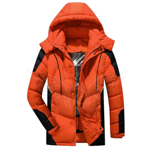 Custom Logo <b>Men</b> Puffer <b>Jacket</b> Two Side Pocket And Hood <b>Men</b> Puffer <b>Jacket</b> - Product Image 1