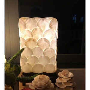 Lámpara de concha marina y alta calidad hecha a mano de Vietnam, buena calidad artesanía de moda Vietnam 99 DATOS DE ORO - Product Image 6