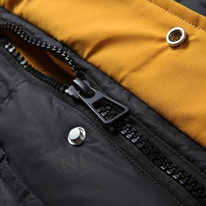 Chaqueta acolchada de ajuste suave para hombre de alta calidad con cuello levantado mangas completas cómodas para el invierno - Product Image 5