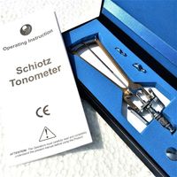 Tonomètre de type Schiotz personnalisable de fabrication SS pour l'ophtalmologie et l'optométrie Support OEM d'examen des yeux