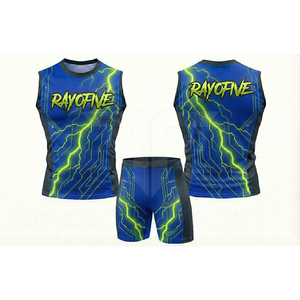 Tenue de course sur piste personnalisée, légère, professionnelle, 100% polyester, respirante, antibactérienne, unisexe, adulte - Product Image 3