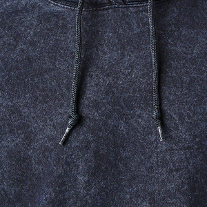 Vintage Wash hommes 100% coton polaire à capuche poids lourd Streetwear surdimensionné goutte épaule conception acide lavé blanc à capuche hommes - Product Image 5