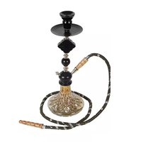 Chicha en verre de conception royale pour bar, élégante, de qualité supérieure, décoration, chicha à vendre, article de décoration, chicha de couleur vert foncé