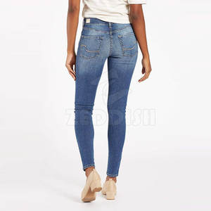 Pantalones vaqueros hechos a medida para mujer, pantalones vaqueros de nuevo diseño para entrenamiento, pantalones vaqueros hechos en poliéster para mujer - Product Image 5