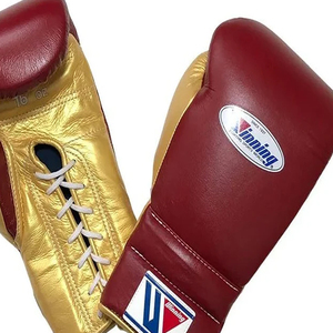 Offres Spéciales boxe gants à lacets bonne qualité gants de compétition de boxe gagner des gants de boxe sur mesure - Product Image 6