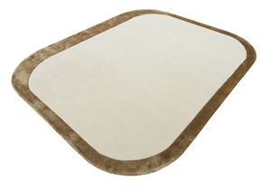 Alfombra Kilim de Estilo Marroquí con Rayas Hecha a Mano en India, Alfombra Nórdica para Dormitorio, Sala de Estar, Elegante Tapete para Piso 100% Bambú Antideslizante - Product Image 4