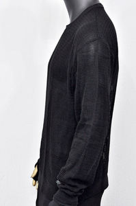 T-shirts surdimensionnés en maille de fitness pour hommes séchage rapide conception de résille légère avec épaule tombante col rond grande taille style été - Product Image 5