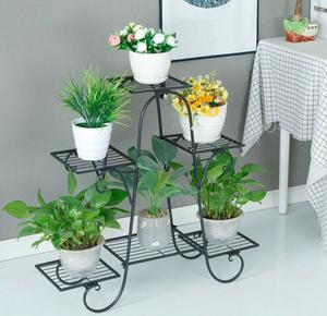 Soporte de maceta de metal de hierro de estilo antiguo de primera calidad con encanto del Viejo Mundo perfecto para interiores rústicos y de granja - Product Image 5