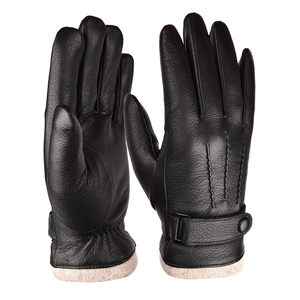 Windproof unisex ถุงมือหนังขี่มอเตอร์ไซค์ฤดูหนาว - Product Image 5
