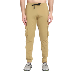 Pantalones Cargo de secado rápido ligeros ajustados de alta calidad para hombre, decoración de botones con múltiples bolsillos, Color de piel de talla grande para adultos - Product Image 4