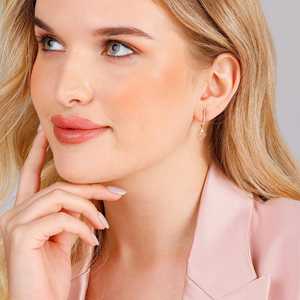 Boucles d'oreilles or diamant Radiance Accessoire style Regal - Product Image 4