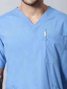 OEM Unisex High Quality Hospital <b>Scrubs</b> Uniforms Customized Logo Design Clinical Medical Nurse Suit Printed Doctor Uniforms - Product Image 6